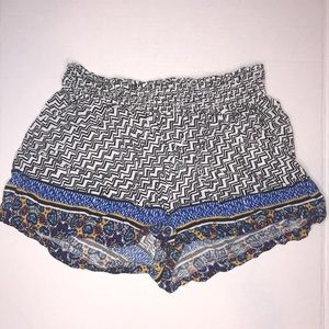 Meraki elastic waist multi pattern shorts